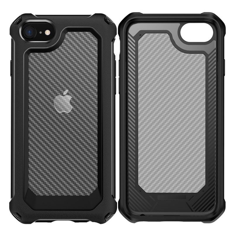 Case iPhone SE 3 / SE 2 / 8 / 7 Hybridihiilikuitu