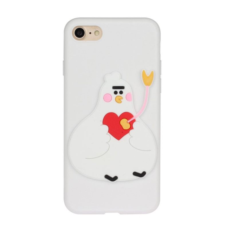 Case iPhone SE 3 / SE 2 / 8 / 7 Silicone Chicken