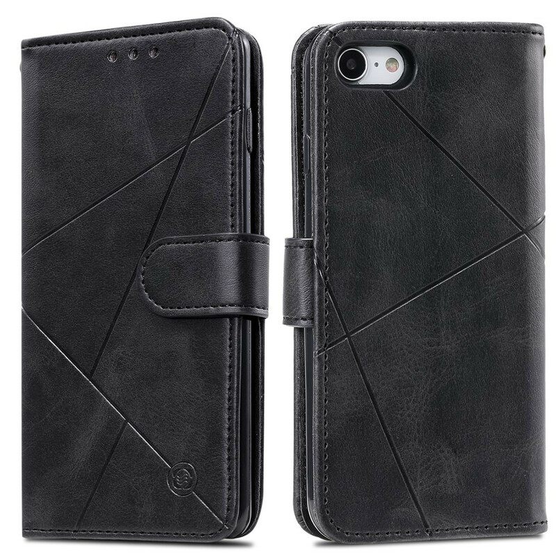 Kotelot iPhone SE 3 / SE 2 / 8 / 7 Faux Leather Timantit