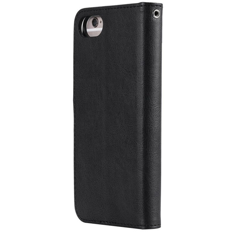 Kuori Flip Case iPhone SE 3 / SE 2 / 8 / 7 Suojaketju Kuori Irrotettava Hihna