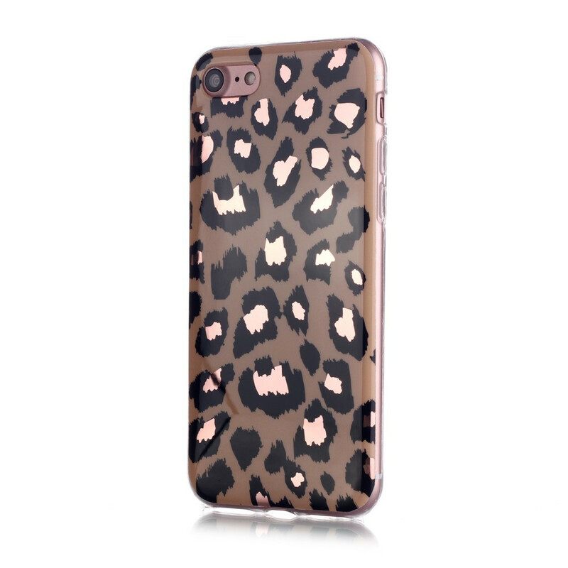 Kuori iPhone SE 3 / SE 2 / 8 / 7 Leopard Style Marble