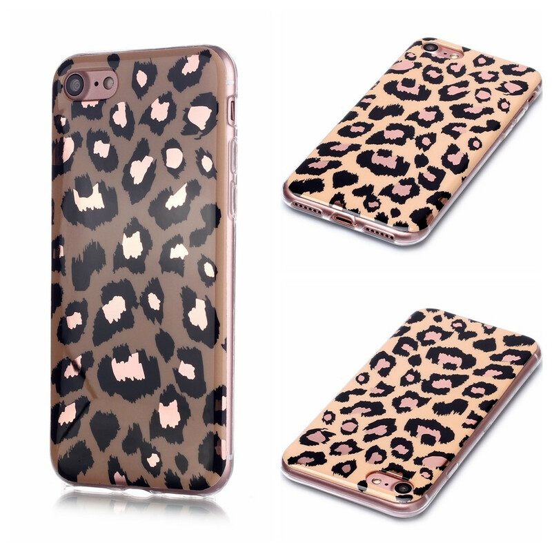 Kuori iPhone SE 3 / SE 2 / 8 / 7 Leopard Style Marble