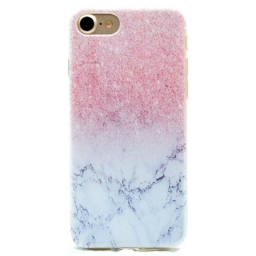 Kuori iPhone SE 3 / SE 2 / 8 / 7 Magenta Marble