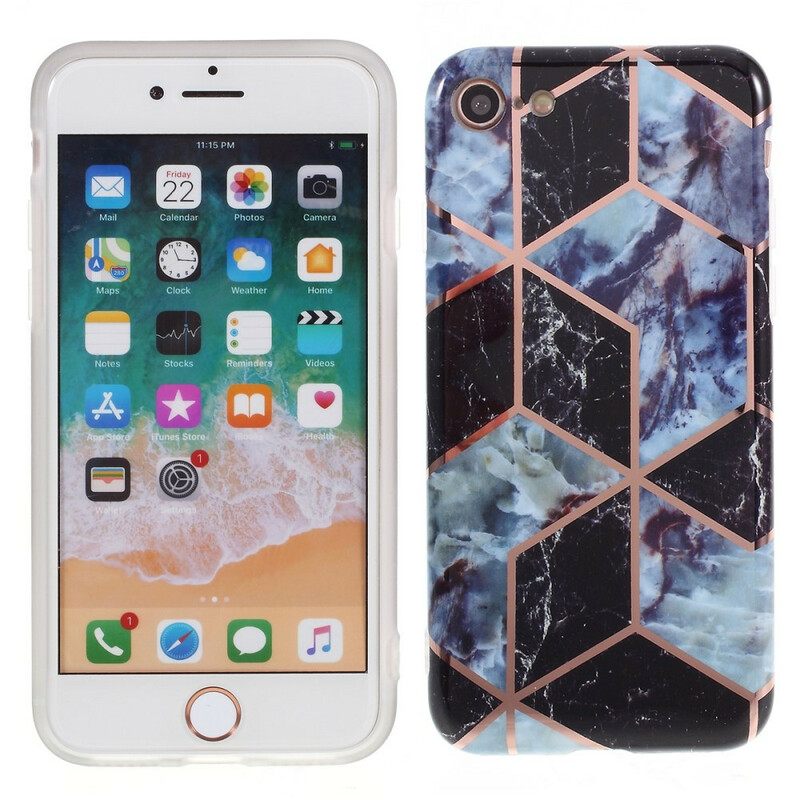 Kuori iPhone SE 3 / SE 2 / 8 / 7 Marble Design Ultra