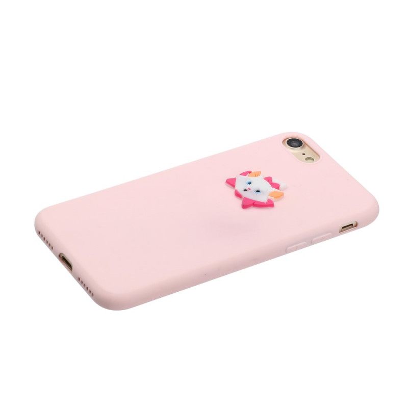 Kuori iPhone SE 3 / SE 2 / 8 / 7 Silicone Cat