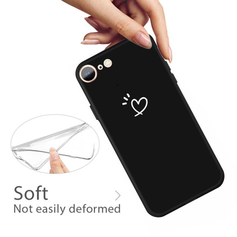 Kuori iPhone SE 3 / SE 2 / 8 / 7 Silicone Hearts