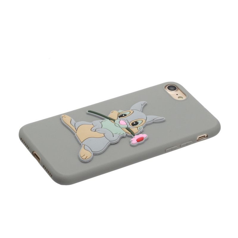 Kuori iPhone SE 3 / SE 2 / 8 / 7 Silicone Rabbit