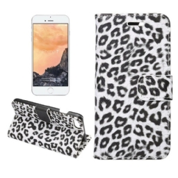 Nahkakotelo iPhone SE 3 / SE 2 / 8 / 7 Leopard