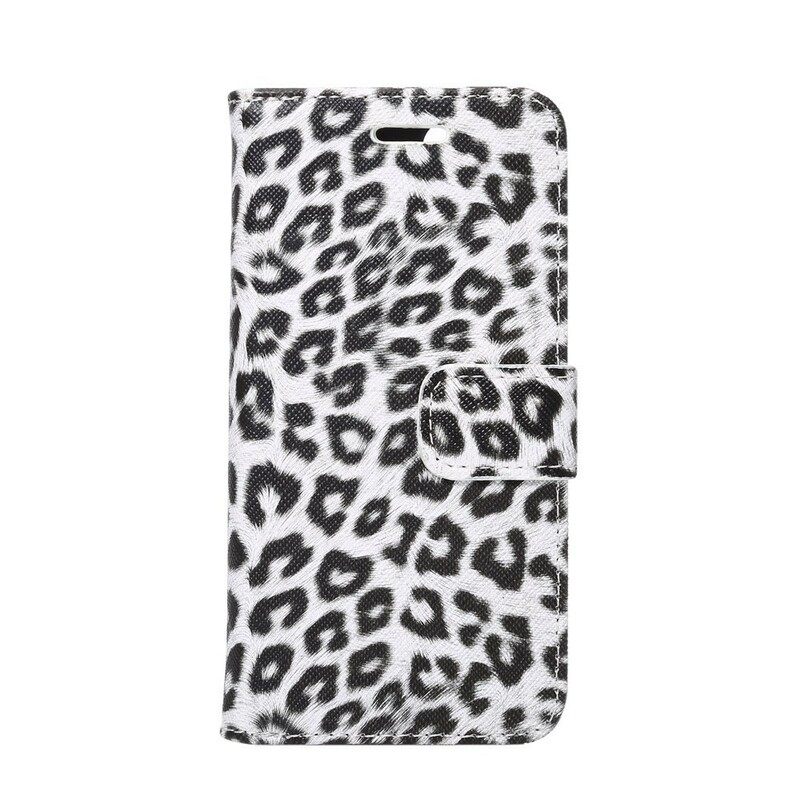 Nahkakotelo iPhone SE 3 / SE 2 / 8 / 7 Leopard