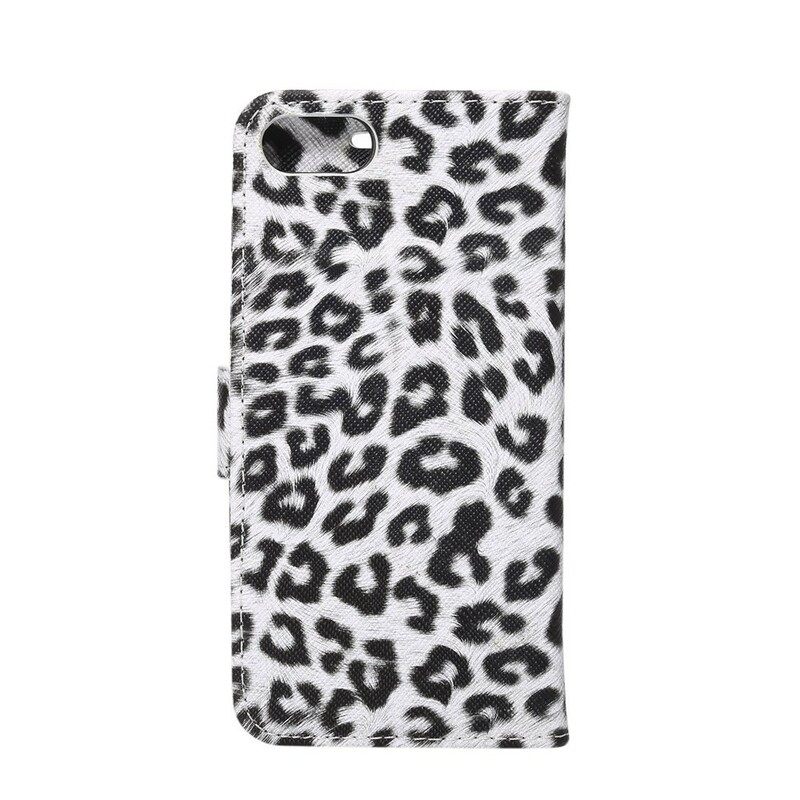 Nahkakotelo iPhone SE 3 / SE 2 / 8 / 7 Leopard