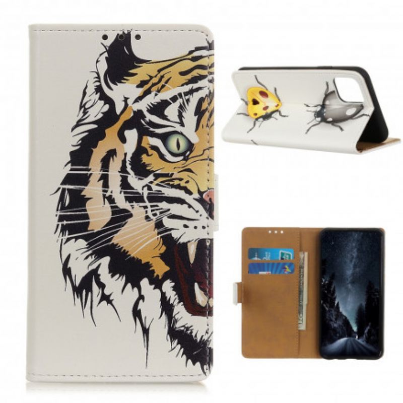 Flip Case Xiaomi Mi 11 5G Fierce Tiger