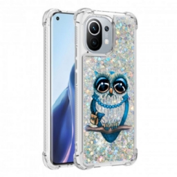 Kuori Xiaomi Mi 11 5G Miss Owl Glitter