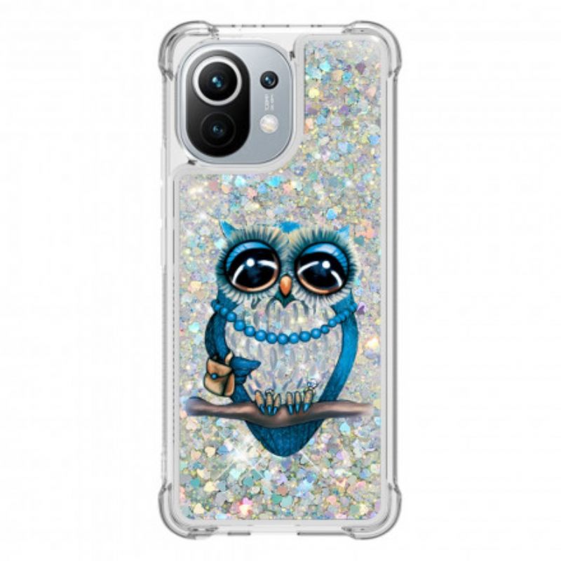 Kuori Xiaomi Mi 11 5G Miss Owl Glitter