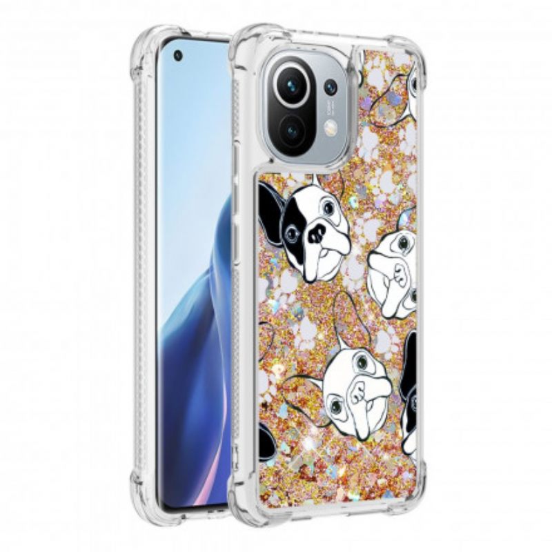 Kuori Xiaomi Mi 11 5G Mr Dog Glitter