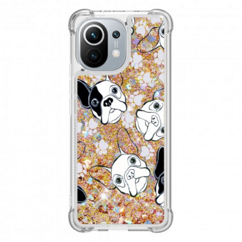 Kuori Xiaomi Mi 11 5G Mr Dog Glitter