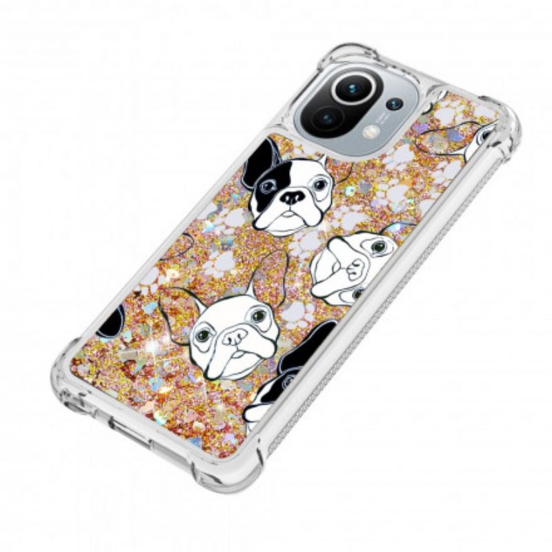 Kuori Xiaomi Mi 11 5G Mr Dog Glitter