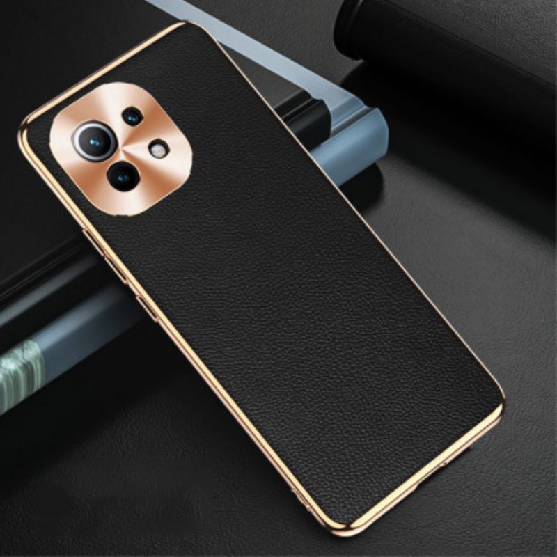 Kuori Xiaomi Mi 11 5G Suojakuori Genuine Leather Photo Module Suojaus