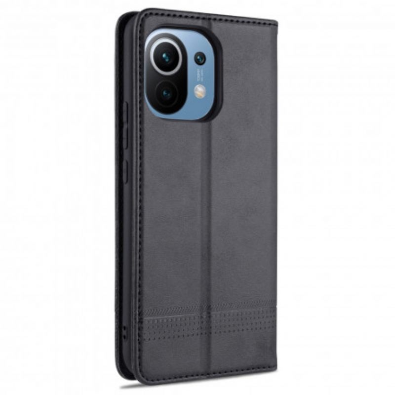 Puhelinkuoret Xiaomi Mi 11 5G Kotelot Flip Style Leather Azns