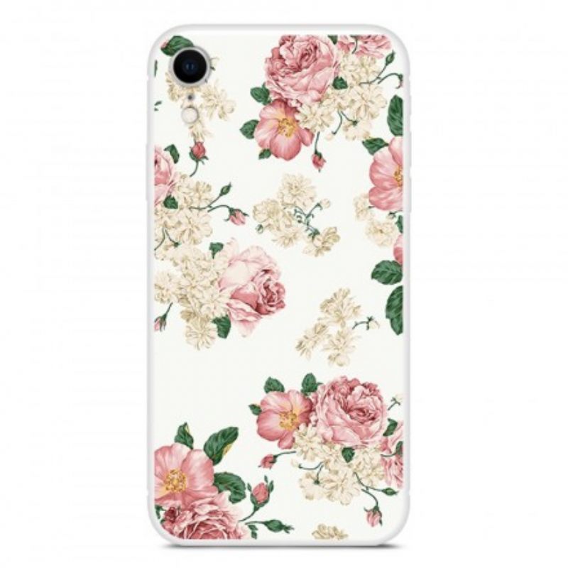 Case iPhone XR Ancient Flowers