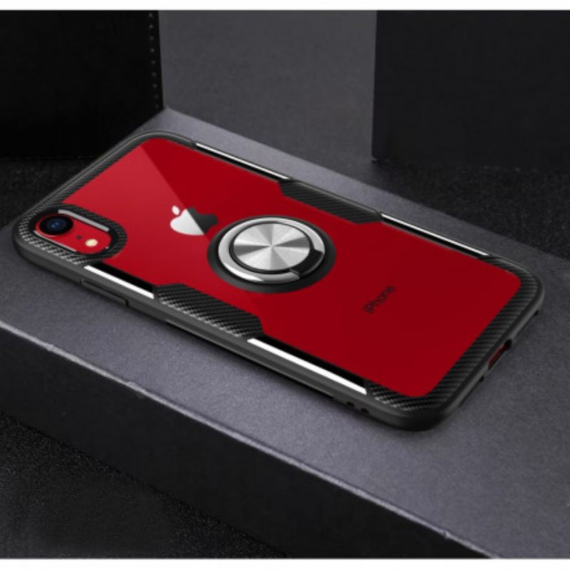 Case iPhone XR Karkaistu Lasi Rengas-kannatin