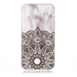 Case iPhone XR Marmoroitu Mandala