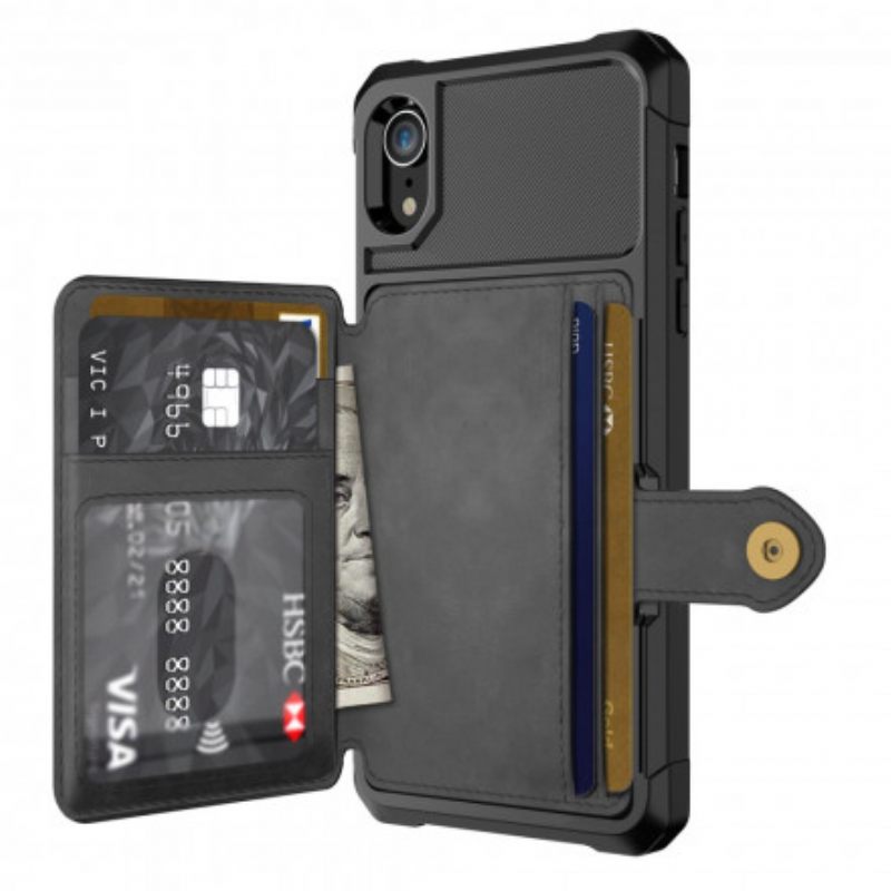 Case iPhone XR Monitoimikorttipidike