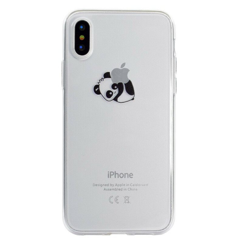 Case iPhone XR Panda Games Logo