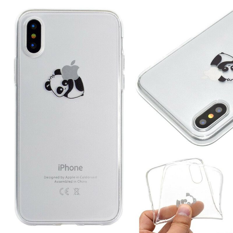 Case iPhone XR Panda Games Logo