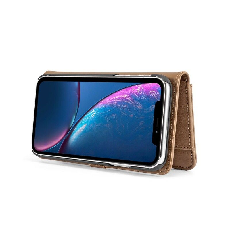 Kotelot iPhone XR Dg. Ming Irrotettava Smooth Leather Effect