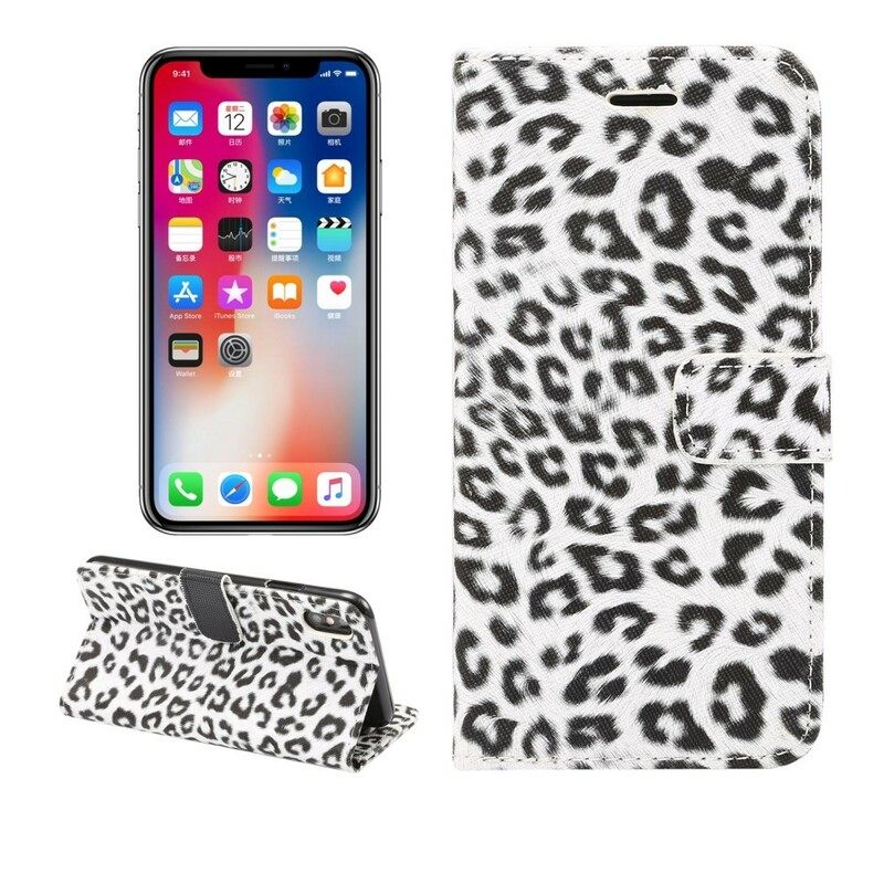 Kotelot iPhone XR Leopard