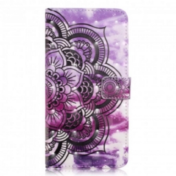 Kotelot iPhone XR Purple Mandala