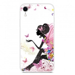 Kuori iPhone XR Butterfly Lady