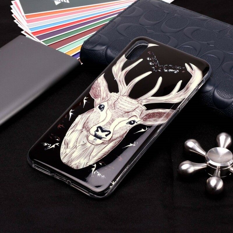 Kuori iPhone XR Fluorescent Majestic Stag