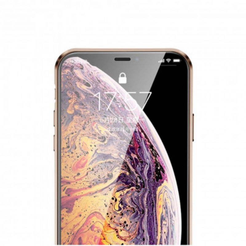 Kuori iPhone XR Karkaistu Lasi Edessä Ja Takana