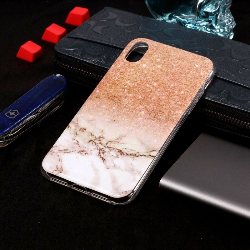 Kuori iPhone XR Marble Effect