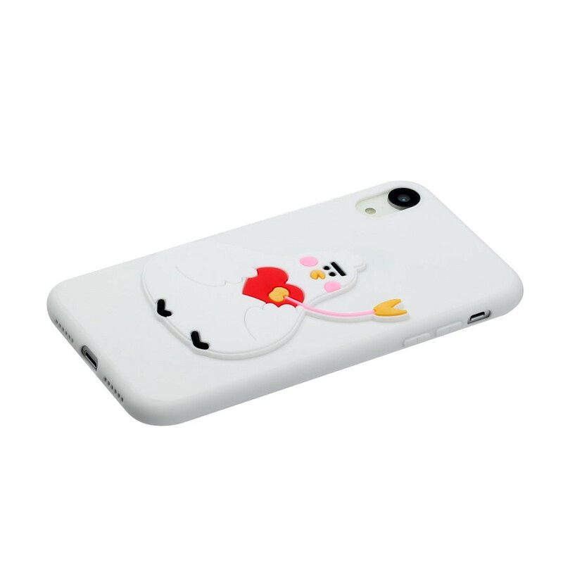 Kuori iPhone XR Silicone Animal Logo