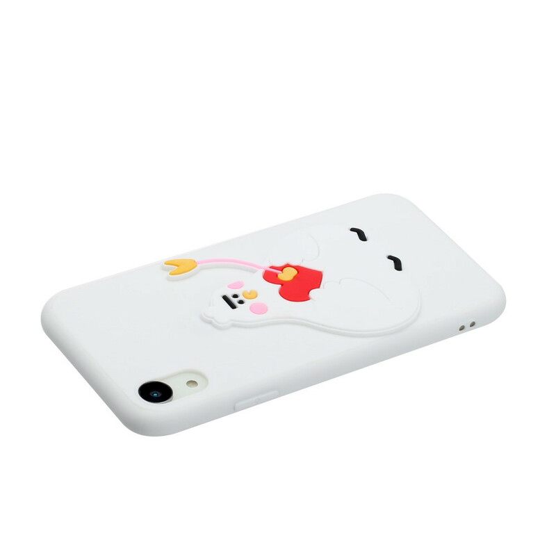 Kuori iPhone XR Silicone Animal Logo