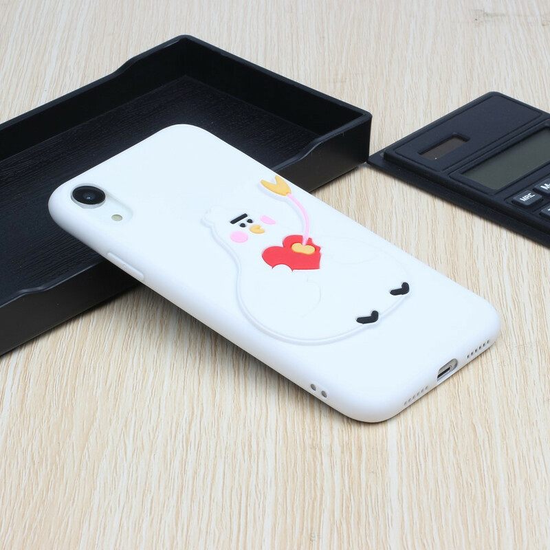 Kuori iPhone XR Silicone Animal Logo