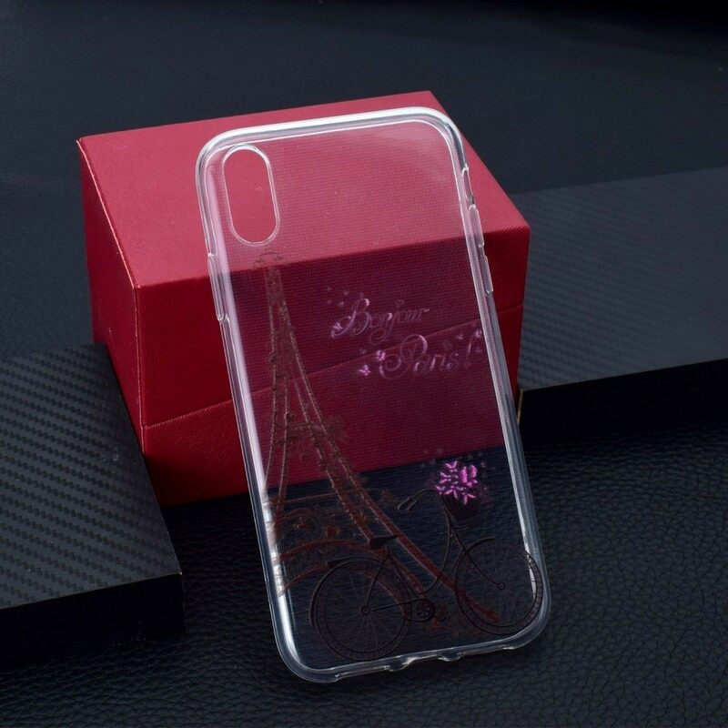 Kuori iPhone XR Transparent Hei Paris