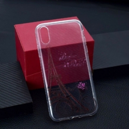 Kuori iPhone XR Transparent Hei Paris