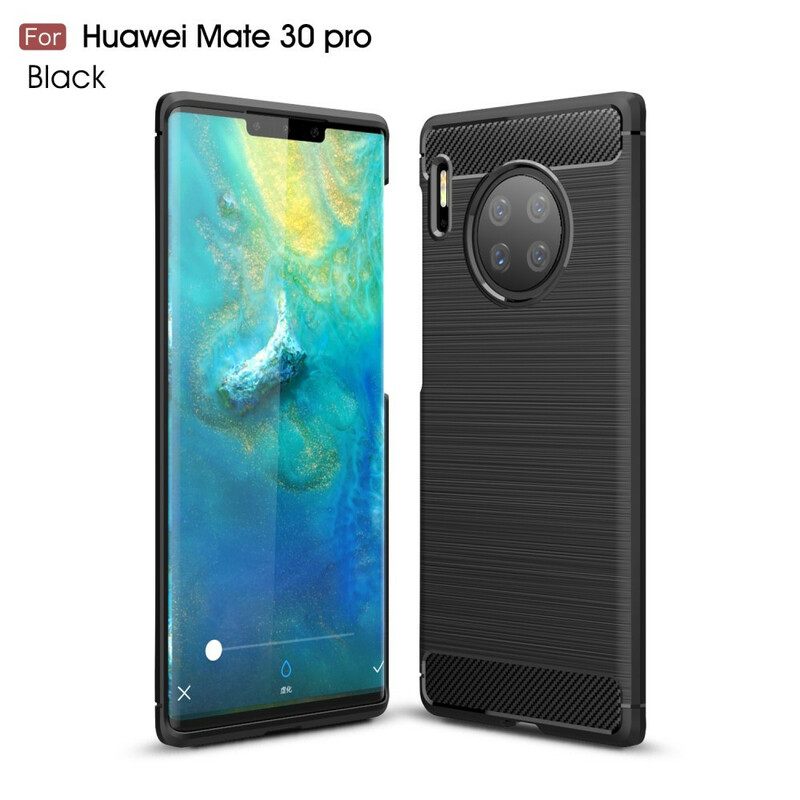 Case Huawei Mate 30 Pro Harjattu Hiilikuitu