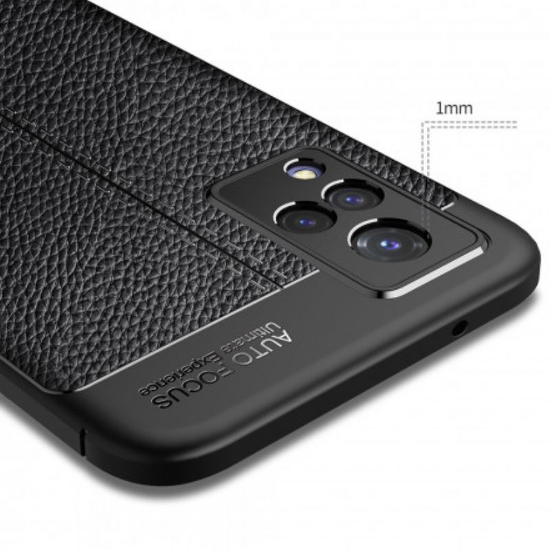 Kuori Vivo V21 5G Double Line Litchi Leather Effect