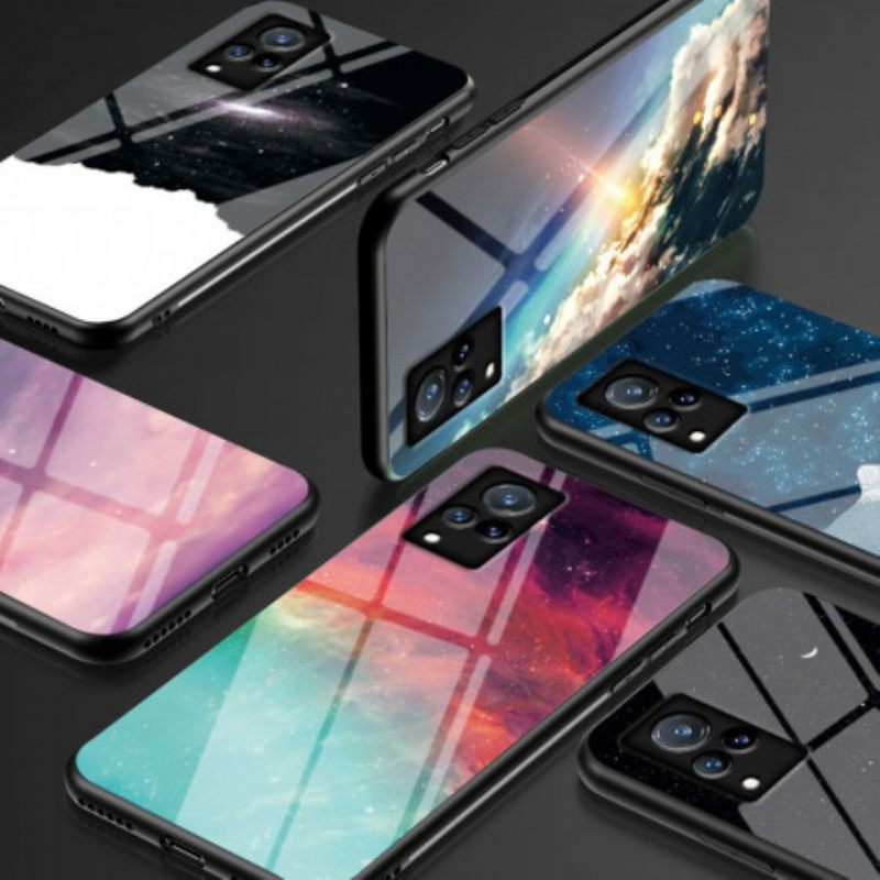 Kuori Vivo V21 5G Marble Tempered Glass