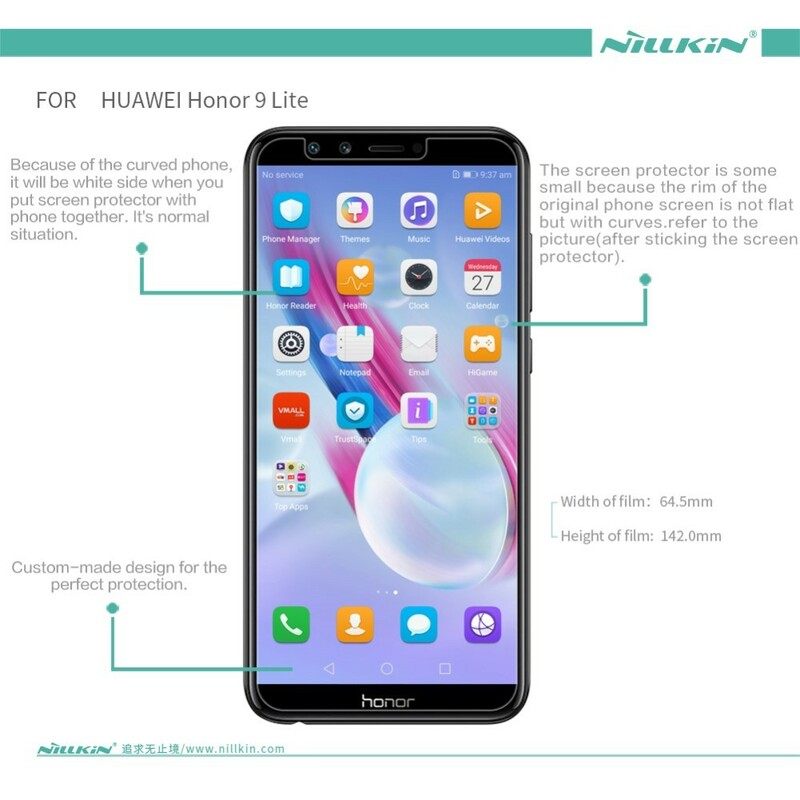 Näytönsuoja Huawei Honor 9 Lite Puhelimelle
