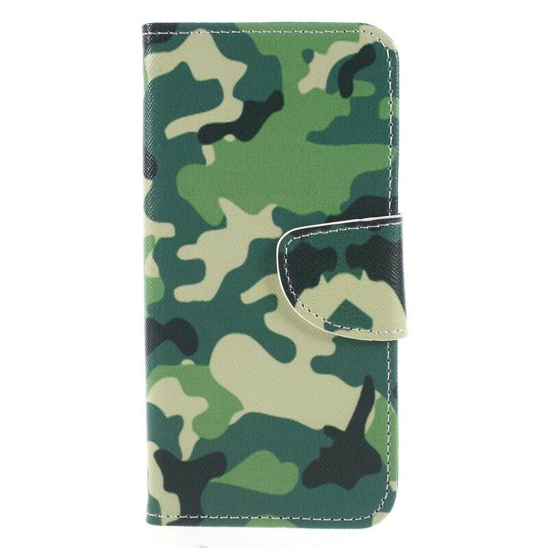 Nahkakotelo Honor 9 Lite Military Camouflage