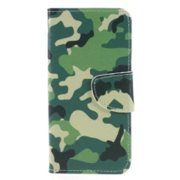 Nahkakotelo Honor 9 Lite Military Camouflage