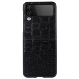 Case Samsung Galaxy Z Flip 4 Kotelot Flip Crocodile Effect Aitoa Nahkaa