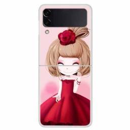 Case Samsung Galaxy Z Flip 4 Kotelot Flip Manga Lady