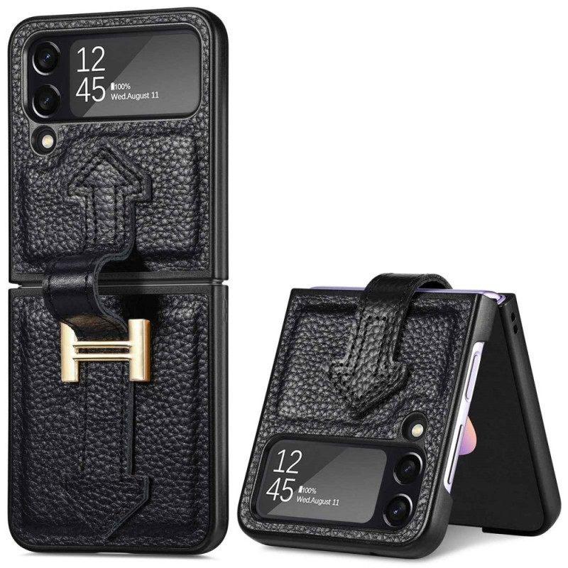 Case Samsung Galaxy Z Flip 4 Kotelot Flip Nahka Ja Korut