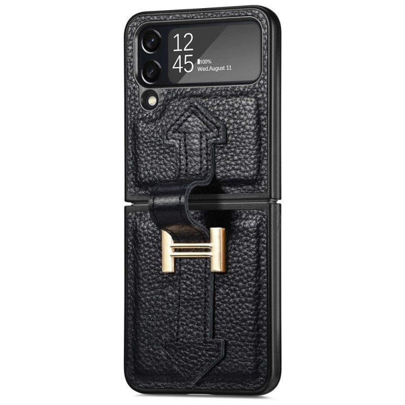 Case Samsung Galaxy Z Flip 4 Kotelot Flip Nahka Ja Korut